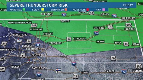 Denver weather: Strong storms in northeast Colorado